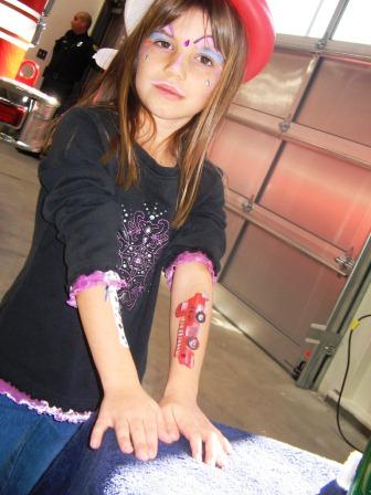 katie and fire truck